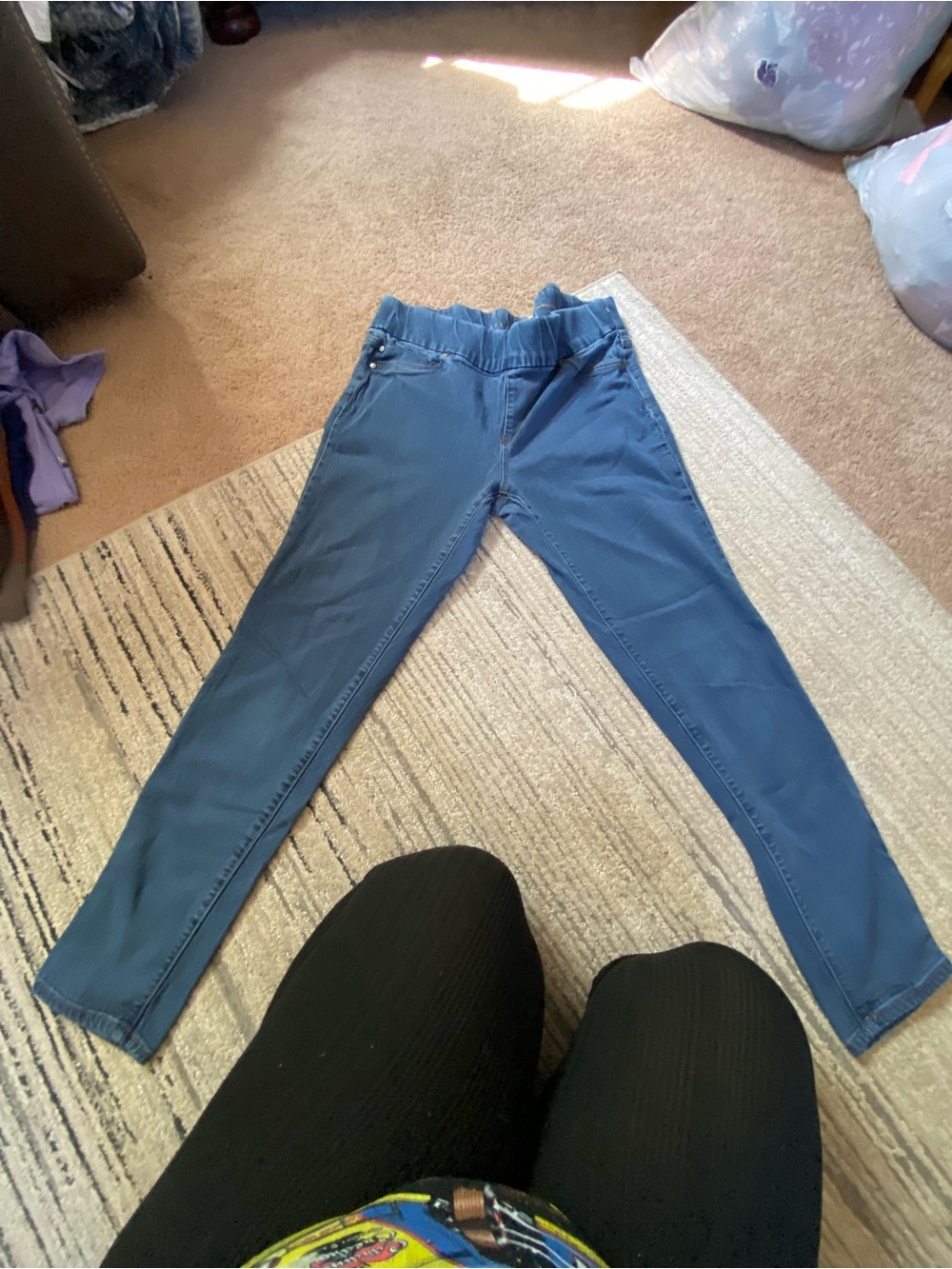 Liverpool Women's Slate Blue Stretch Skinny Pants